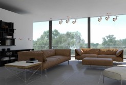 Kinkiet Bolzano nikiel 3xGU10 LP-8067/3W nikiel
