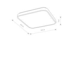 AGNES SQUARE LED PRO 10989