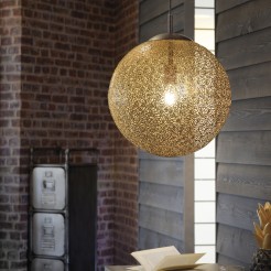 2421-48 GRETA LAMPA WISZĄCA RDZA/ZŁOTY