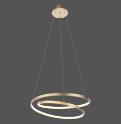 2472-12 ROMAN LAMPA WISZĄCA ZŁOTY