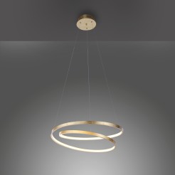 2472-12 ROMAN LAMPA WISZĄCA ZŁOTY