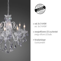 3081-00 GRACIA LAMPA WISZĄCA TRASPARENTNY