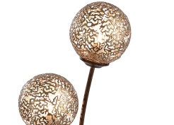 398-48 GRETA LAMPA PODŁOGOWA RDZA/ZŁOTY