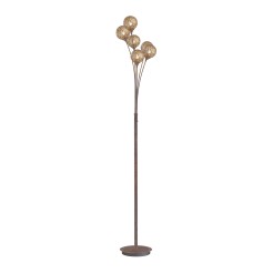 398-48 GRETA LAMPA PODŁOGOWA RDZA/ZŁOTY