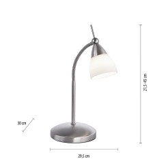 4001-55 PINO LAMPA STOŁOWA STALOWY