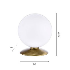 4013-11 BUBBA LAMPA STOŁOWA ANTYCZNY MOSIĄDZ