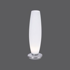 4027-55 TYRA LAMPA STOŁOWA SREBRNY