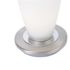 4027-55 TYRA LAMPA STOŁOWA SREBRNY