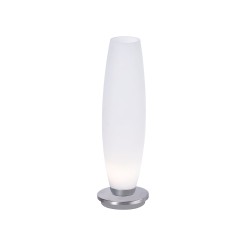 4027-55 TYRA LAMPA STOŁOWA SREBRNY