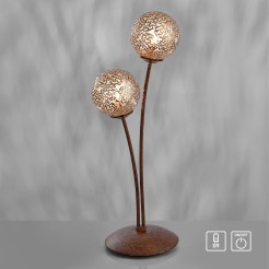 4032-48 GRETA LAMPA STOŁOWA RDZA/ZŁOTY