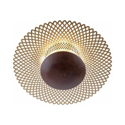 6551-48 NEVIS LAMPA SUFITOWA RDZA/ZŁOTY
