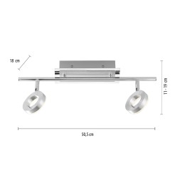 6781-96 SILEDA LAMPA SUFITOWA ALUMINIUM