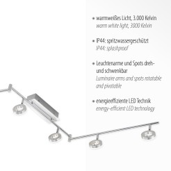 6787-96 SILEDA LAMPA SUFITOWA ALUMINIUM