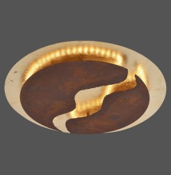 6983-48 NEVIS LAMPA SUFITOWA RDZA/ZŁOTY