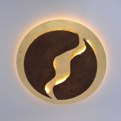 6983-48 NEVIS LAMPA SUFITOWA RDZA/ZŁOTY