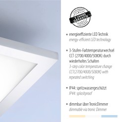 8111-17 FLAG LAMPA SUFITOWA CHROM