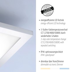 8112-17 FLAG LAMPA SUFITOWA CHROM