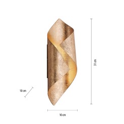 9030-12 NEVIS KINKIET złoty