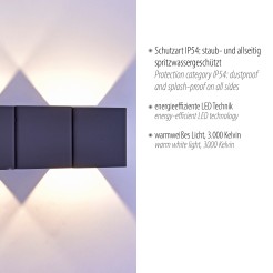 9668-13 HENDRIK KINKIET ANTRACYT