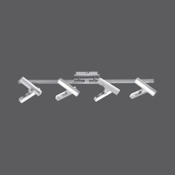 11278-55  RICO LAMPA SUFITOWA STALOWY