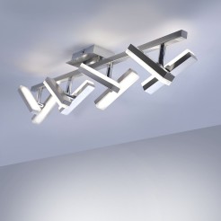 11278-55  RICO LAMPA SUFITOWA STALOWY