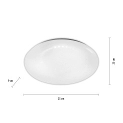 14230-16 SKYLER LAMPA SUFITOWA BIAŁY