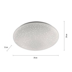 14242-16 SKYLER LAMPA SUFITOWA BIAŁY