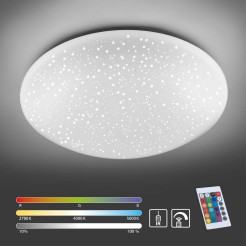 14242-16 SKYLER LAMPA SUFITOWA BIAŁY