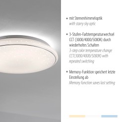 14364-16 JUPITER LAMPA SUFITOWA BIAŁY