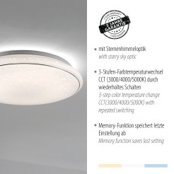 14364-16 JUPITER LAMPA SUFITOWA BIAŁY