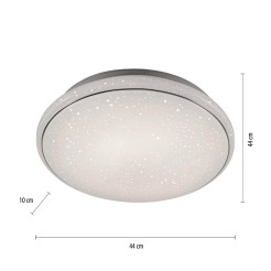 14364-16 JUPITER LAMPA SUFITOWA BIAŁY