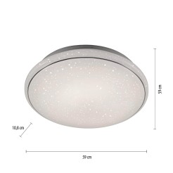 14366-16 JUPITER LAMPA SUFITOWA BIAŁY