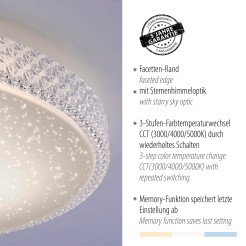 14372-00 FRIDA LAMPA SUFITOWA TRANSPARENTNY