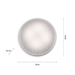 14372-00 FRIDA LAMPA SUFITOWA TRANSPARENTNY