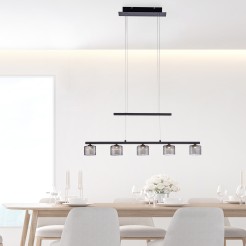 2209-18 HYDRA LAMPA WISZĄCA CZARNY