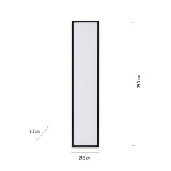 14741-18 FLAT LAMPA SUFITOWA CZARNY