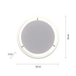 15391-60 RITUS LAMPA SUFITOWA MATOWY MOSIĄDZ