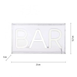 85026-16 NEON-BAR KINKIET BIAŁY