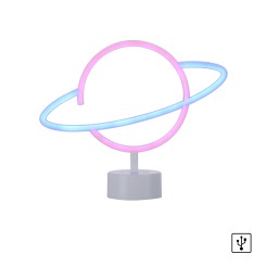85029-70 NEON-SATURN LAMPA STOŁOWA MULTIKOLOR