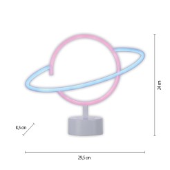 85029-70 NEON-SATURN LAMPA STOŁOWA MULTIKOLOR