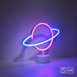 85029-70 NEON-SATURN LAMPA STOŁOWA MULTIKOLOR