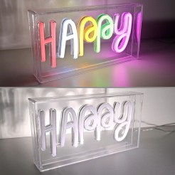 85027-70 NEON-HAPPY KINKIET MULTIKOLOR