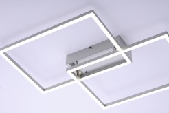 14018-55 IVEN LAMPA SUFITOWA STALOWY