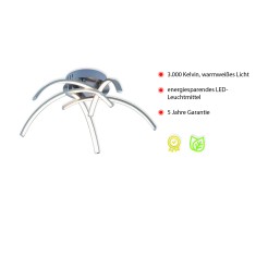 15340-55 VALERIE LAMPA SUFITOWA STALOWY