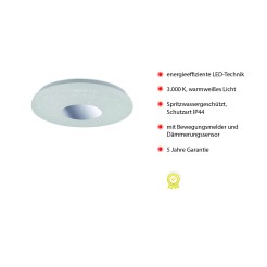 14422-17 LAVINIA LAMPA SUFITOWA CHROM