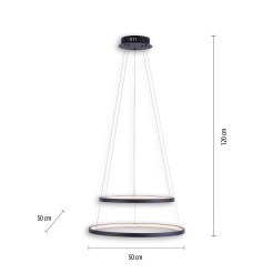 11525-13 CIRCLE LAMPA WISZĄCA ANTRACYT