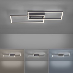14140-18 IVEN LAMPA SUFITOWA CZARNY