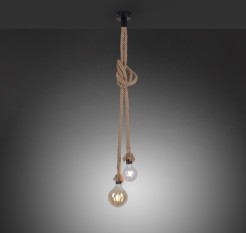 15482-18 ROPE LAMPA WISZĄCA BRĄZOWY
