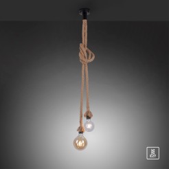 15482-18 ROPE LAMPA WISZĄCA BRĄZOWY