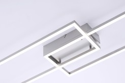 14019-55 IVEN LAMPA SUFITOWA STALOWY